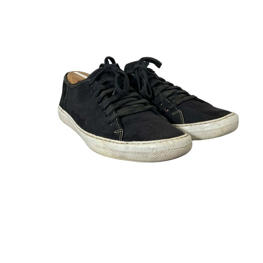 Donald Pliner Rey Canvas Skater Sneaker Black Size 9